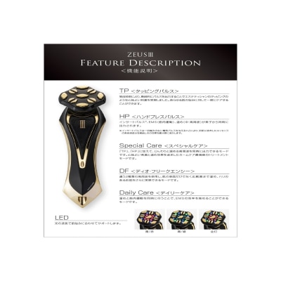 ARTISTIC & CO Zeus III Facial Treatment Device (24k Gold Head)