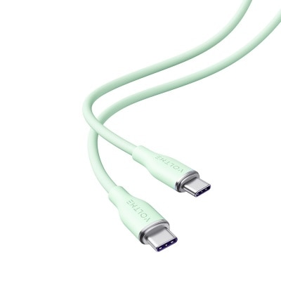 Voltme PowerLink MOSS 系列 USB-C to USB-C 耐用充电／传输矽胶线 (5A/100W) 1米