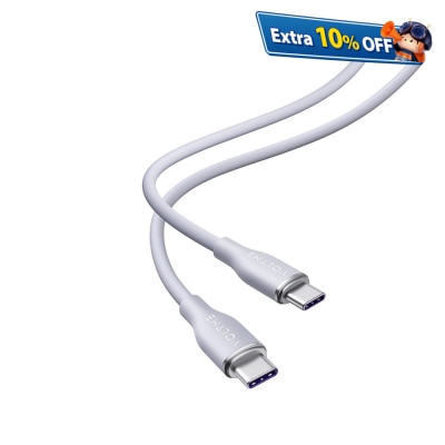 Voltme PowerLink MOSS 系列 USB-C to USB-C 耐用充电/传输矽胶线 (5A/100W) 1米
