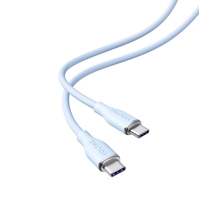 Voltme PowerLink MOSS 系列 USB-C to USB-C 耐用充电／传输矽胶线 (5A/100W) 1.8米