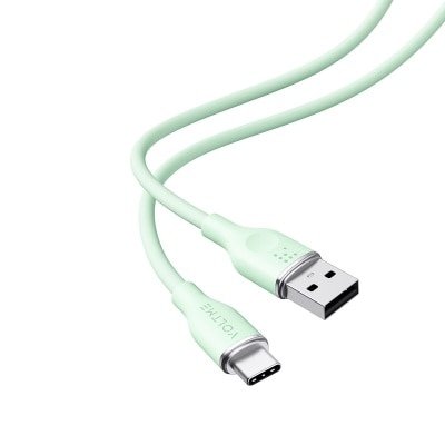 Voltme PowerLink MOSS 系列 USB-A to USB-C 耐用充電／傳輸矽膠線 (3A/60W) 1.8米