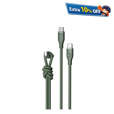 Voltme PowerLink RUGG 系列 USB-C to USB-C 耐用充電／傳輸編纖線 (5A/100W) 1米