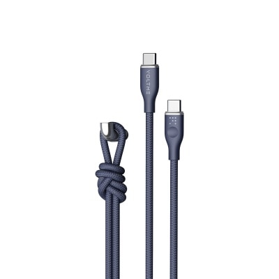 Voltme PowerLink RUGG 系列 USB-C to USB-C 耐用充电／传输编纤线 (3A/60W) 1.8米