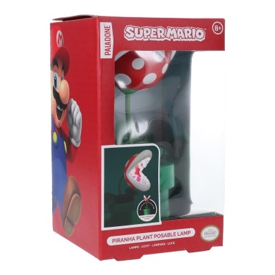 Paladone Nintendo Mini Piranha Plant Posable Lamp, 21cm Edition