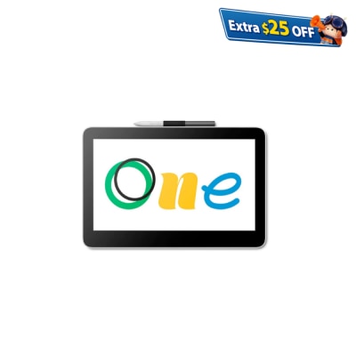 Wacom DTH134W4D One 13 创作手写触控液晶显示器 (3-in-1传输线)