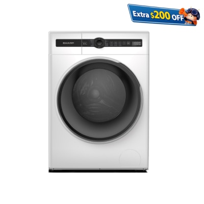 SHARP 声宝 SHARP 声宝牌 ES-FH8BH-W 8公斤1200 转前置式洗衣机 前置式洗衣机