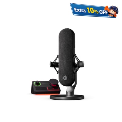 SteelSeries ALIAS PRO 電競電容麥克風 連XLR Mixer