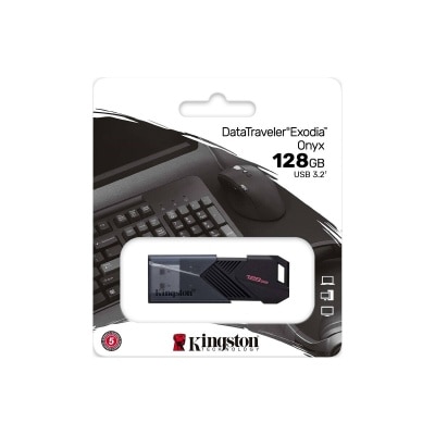 KINGSTON 128GB DataTraveler Exodia Onyx USB3.2 Gen 1 USB Flash Drive
