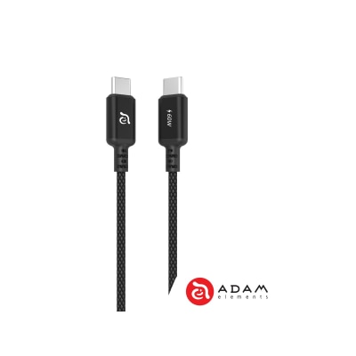 ADAM elements - CASA S120 USB-C 对 USB-C 60W 编织充电传输线