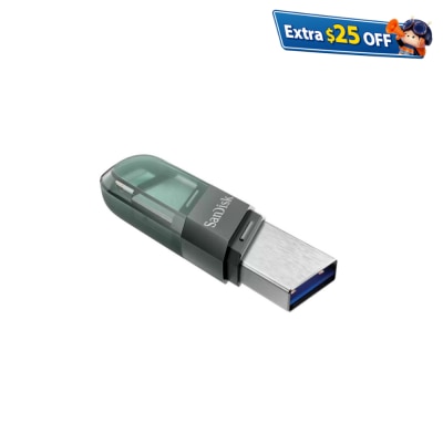 SANDISK 256GB iXpand Flash Drive Flip USB Storage