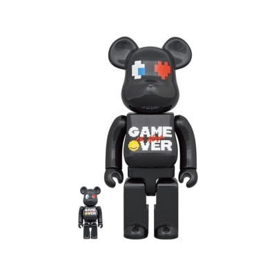 MEDICOM TOY BE@RBRICK PAC-MAN × GRAFFLEX × 9090 × S.H.I.P&crew 100％ & 400％