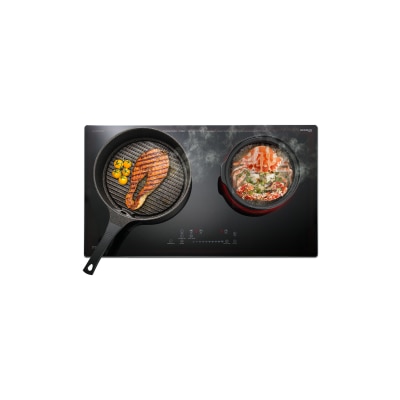 GERMAN POOL 德國寶 GIH-PD50B-SC 73cm WiFi智能雙頭電磁電陶 煮食爐