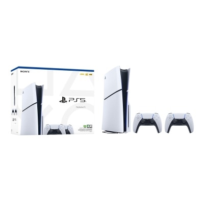 SONY 索尼 PlayStation 5 PS5 Slim 光碟版主机 (双手制套装)