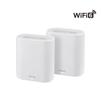 ASUS 华硕 ExpertWiFi EBM68 AX7800 WiFi 6 (2 件装) 路由器