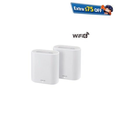 ASUS 华硕 ExpertWiFi EBM68 AX7800 WiFi 6 (2 件装) 路由器