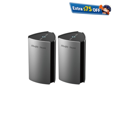 Ruijie 鋭捷 RG-M32 AX3200 Wi-Fi 6 雙頻 Mesh 路由器 (2件裝)