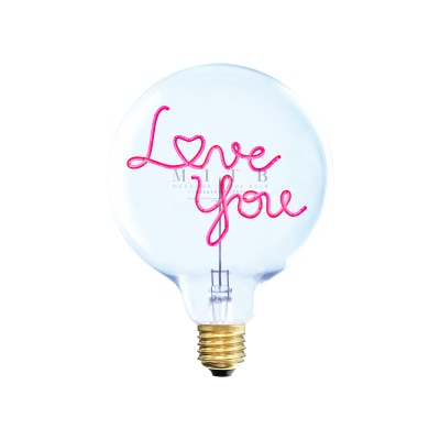Message in the Bulb LOVE YOU 装饰灯泡