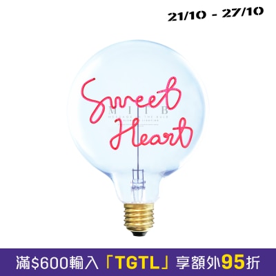 Message in the Bulb SWEET HEART 裝飾燈泡 image