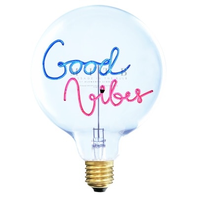 Message in the Bulb GOOD VIBES Decoration Light Bulb