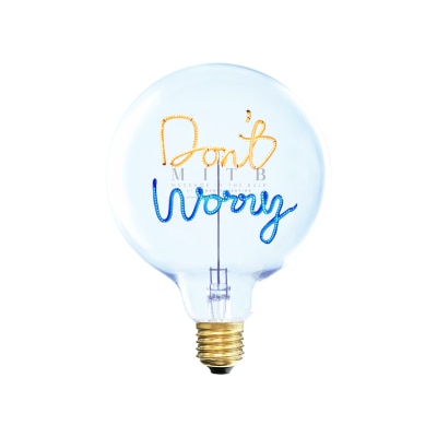 Message in the Bulb - DON'T WORRY 装饰灯泡