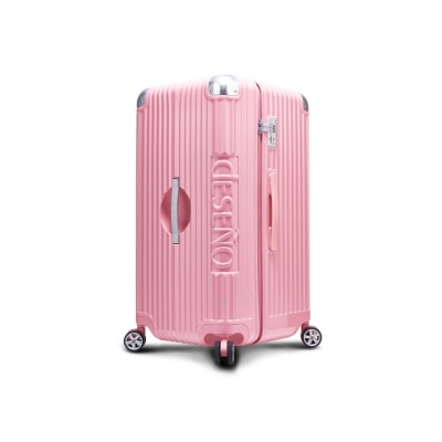Deseno 尊爵魔力 運動款胖胖箱 防爆新型拉鍊行李箱 D2716
