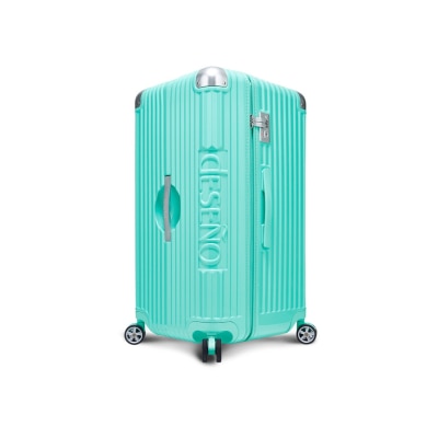 Deseno 尊爵魔力 運動款胖胖箱 防爆新型拉鍊行李箱 D2716