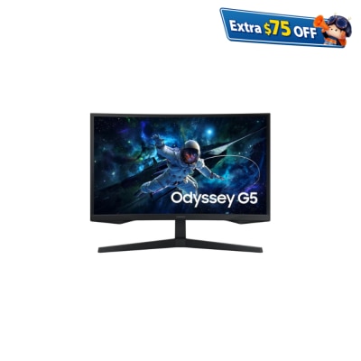 SAMSUNG LS27CG552ECXXK 27" Odyssey G5 165Hz Curved Gaming Monitor