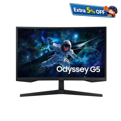SAMSUNG 三星电子 LS27CG552ECXXK 27" Odyssey G5 165Hz 曲面电竞显示屏