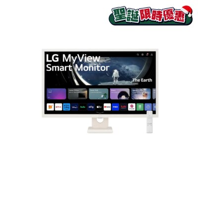 LG 樂金 32SR50F-W 31.5吋 全高清 IPS 智能顯示器 (配備 webOS)