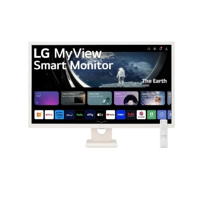 LG 乐金 32SR50F-W 31.5吋 全高清 IPS 智能显示器 (配备 webOS)