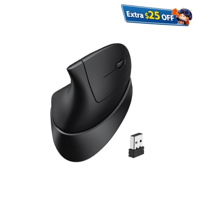 iClever TM254G 人体工学无线垂直滑鼠