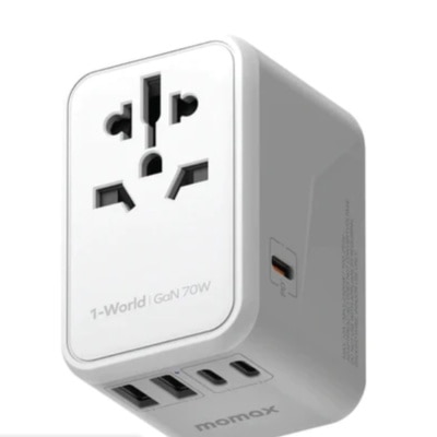 Momax UA8A 1-World 70W GaN 方便式旅行插座