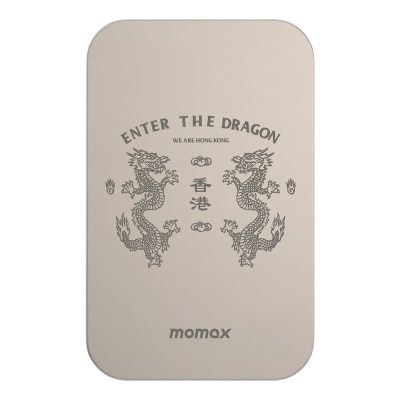 Momax Q.Mag X1 5000mAh 超薄磁吸流動電源 (鈦金龍)