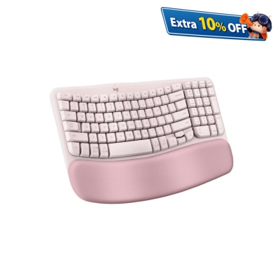 LOGITECH 罗技 Wave Keys 人体工学无线键盘