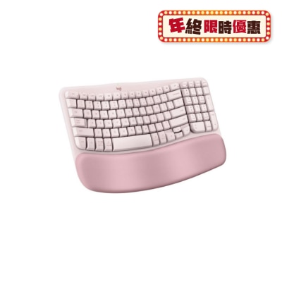 LOGITECH 羅技 Wave Keys 人體工學無線鍵盤