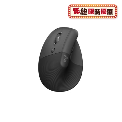 LOGITECH 罗技 LIFT 人体工学垂直无线滑鼠 (左手版)