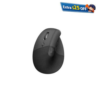 LOGITECH 罗技 LIFT 人体工学垂直无线滑鼠 (左手版)