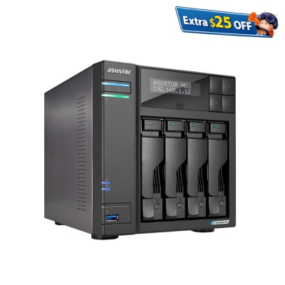 ASUSTOR Lockerstor 4 GEN 2 (AS6704T) NAS