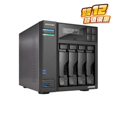 ASUSTOR Lockerstor 4 GEN 2 (AS6704T) NAS