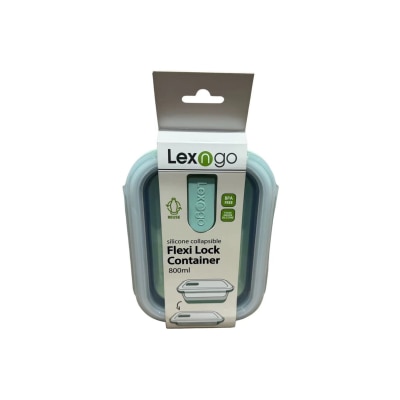 Lexngo 矽膠摺疊保鮮盒 - 長方型 800ml