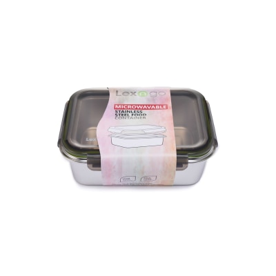 Lexngo 可微波316L不鏽鋼保鮮盒 2200ml