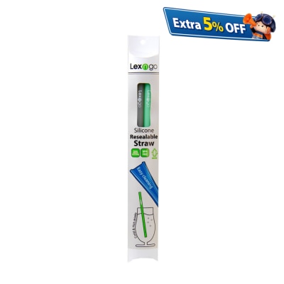 Lexngo Pack of 2pcs, Resealable Reusable Straw