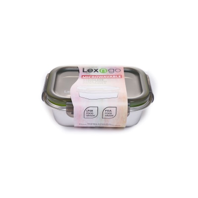 Lexngo 可微波316L不鏽鋼保鮮盒 600ml