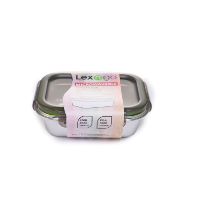 Lexngo 可微波316L不鏽鋼保鮮盒 600ml