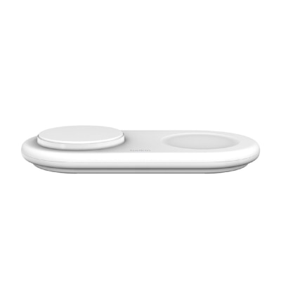 BELKIN - BoostCharge Pro 2-in-1 Magnetic Wireless Charging Pad with Qi2 15W