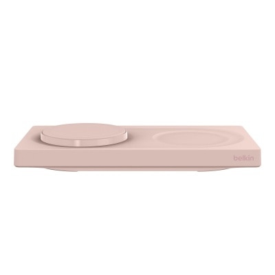 BELKIN BoostCharge Pro 2-in-1 Wireless Charging Pad with Official MagSafe Charging 15W
