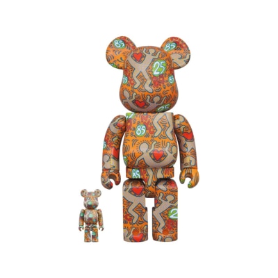 MEDICOM TOY BE@RBRICK KEITH HARING "SPECIAL" 100％ & 400％
