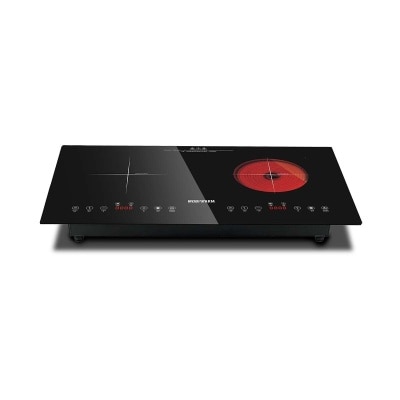 Mobiwarm MWICH02-B 座枱/嵌入式双头电磁电陶炉  嵌入式电磁炉