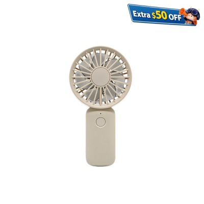 Rhythm 双叶手提座枱两用USB 风扇