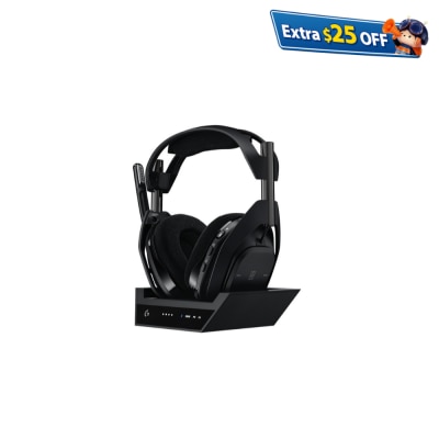 LOGITECH 罗技 G ASTRO A50X LIGHTSPEED 无线电竞耳机连底座